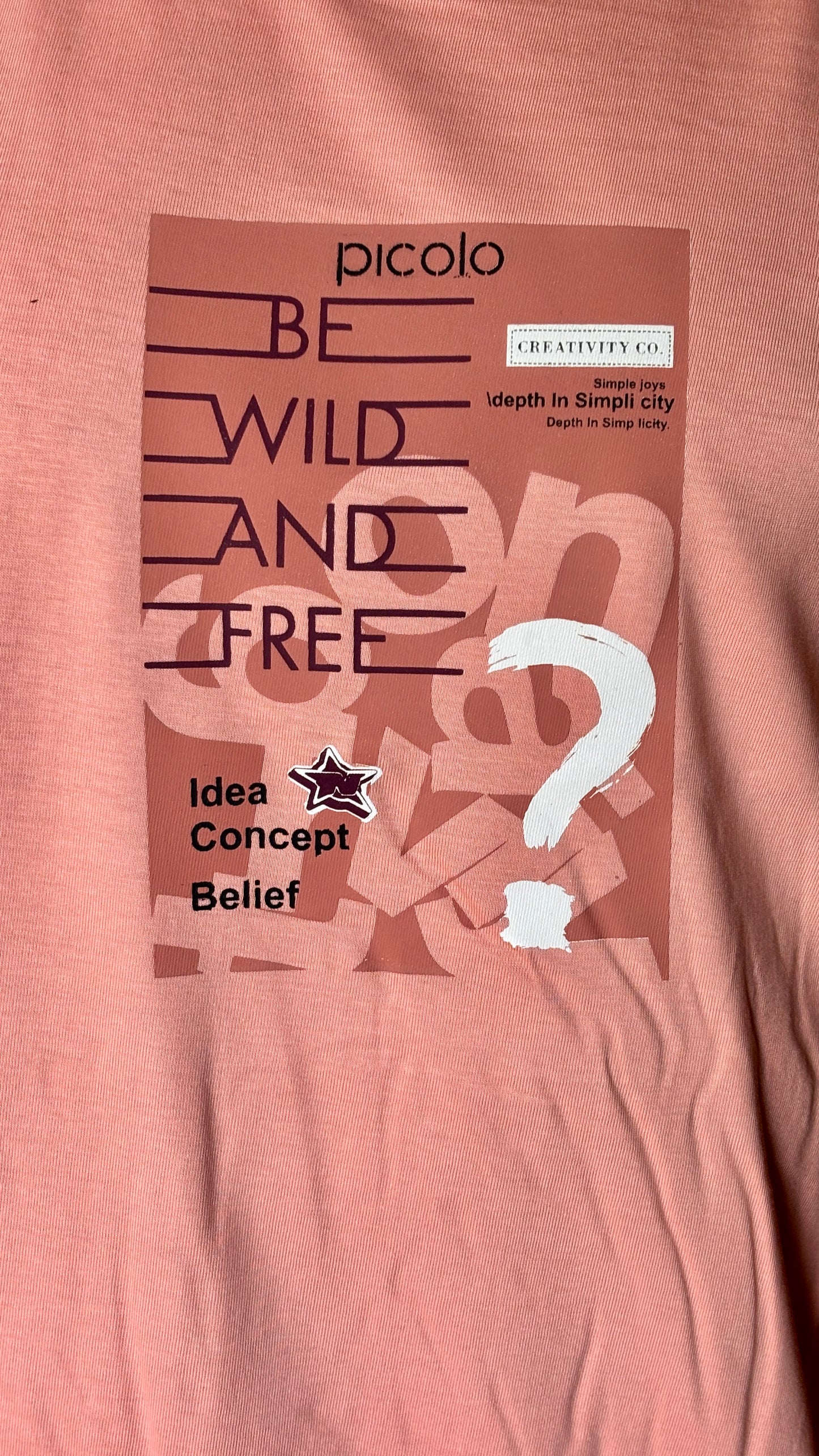 Unisex Graphic Printed T-Shirt – “Be Wild and Free” | Soft Cotton Casual Round Neck Tee
